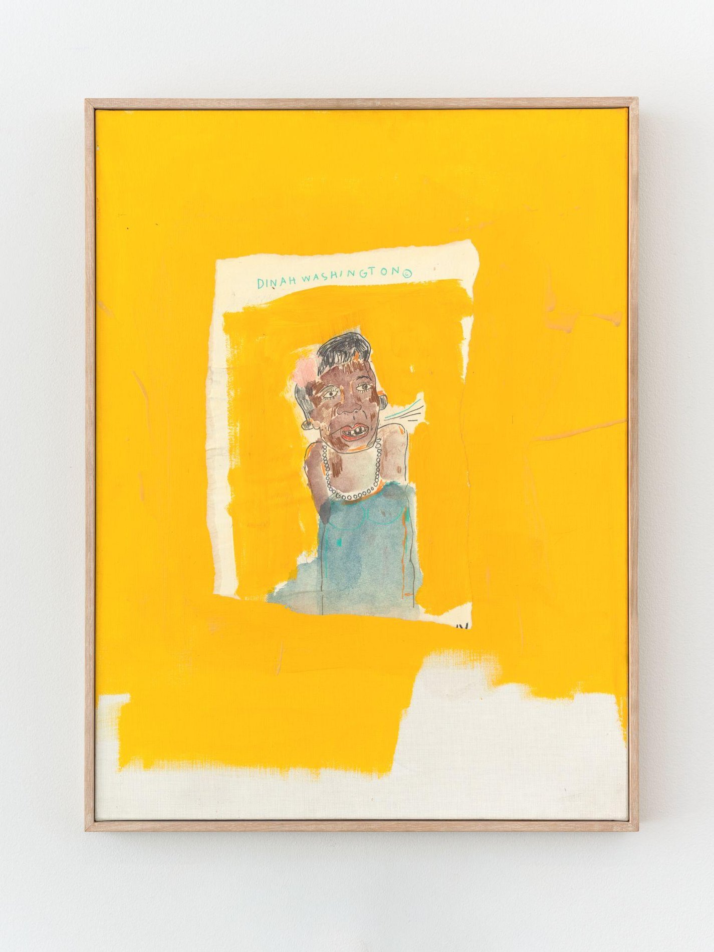 Jean-Michel Basquiat, Dinah Washington, 1986